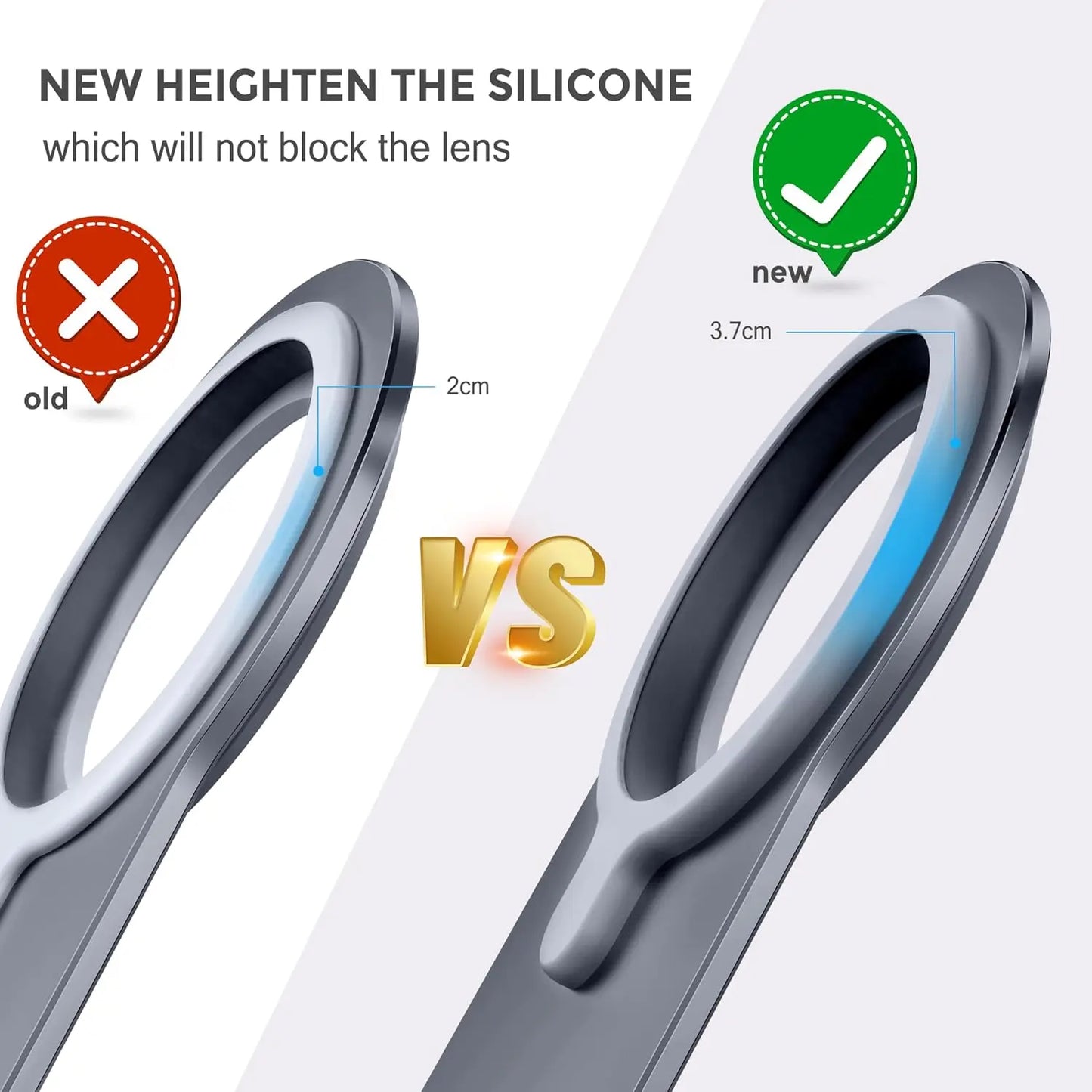 Aluminum Phone Stand Holder - Adjustable Desk Stand for iPhone & Android