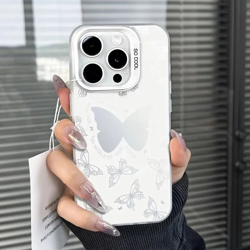 Butterfly Cutout Phone Case - Cute Stylish Design
