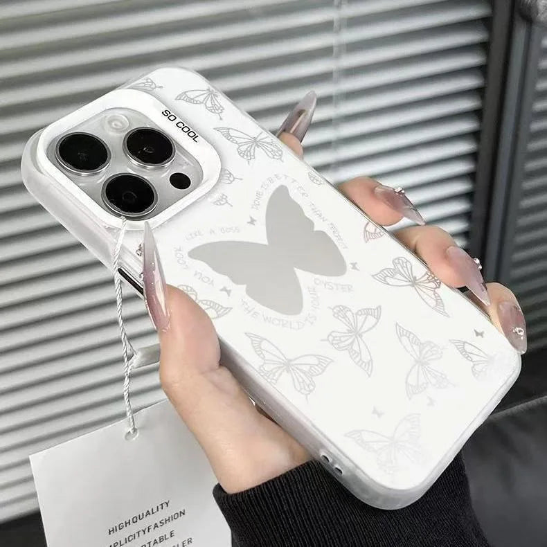Butterfly Cutout Phone Case - Cute Stylish Design