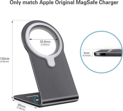 Aluminum Phone Stand Holder - Adjustable Desk Stand for iPhone & Android