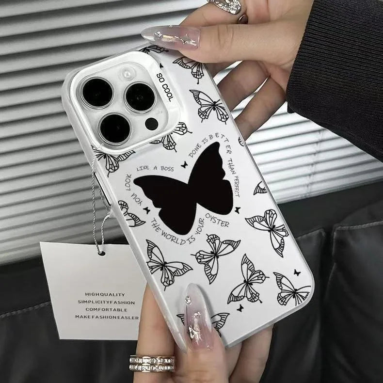 Butterfly Cutout Phone Case - Cute Stylish Design