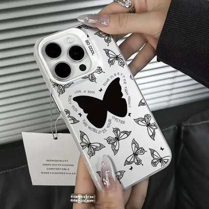 Butterfly Cutout Phone Case - Cute Stylish Design