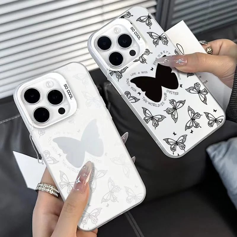 Butterfly Cutout Phone Case - Cute Stylish Design