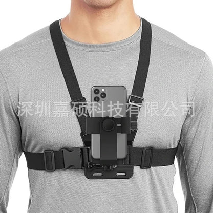 5-in-1 Chest Strap Mount for GoPro & Phone - Action Camera Harness