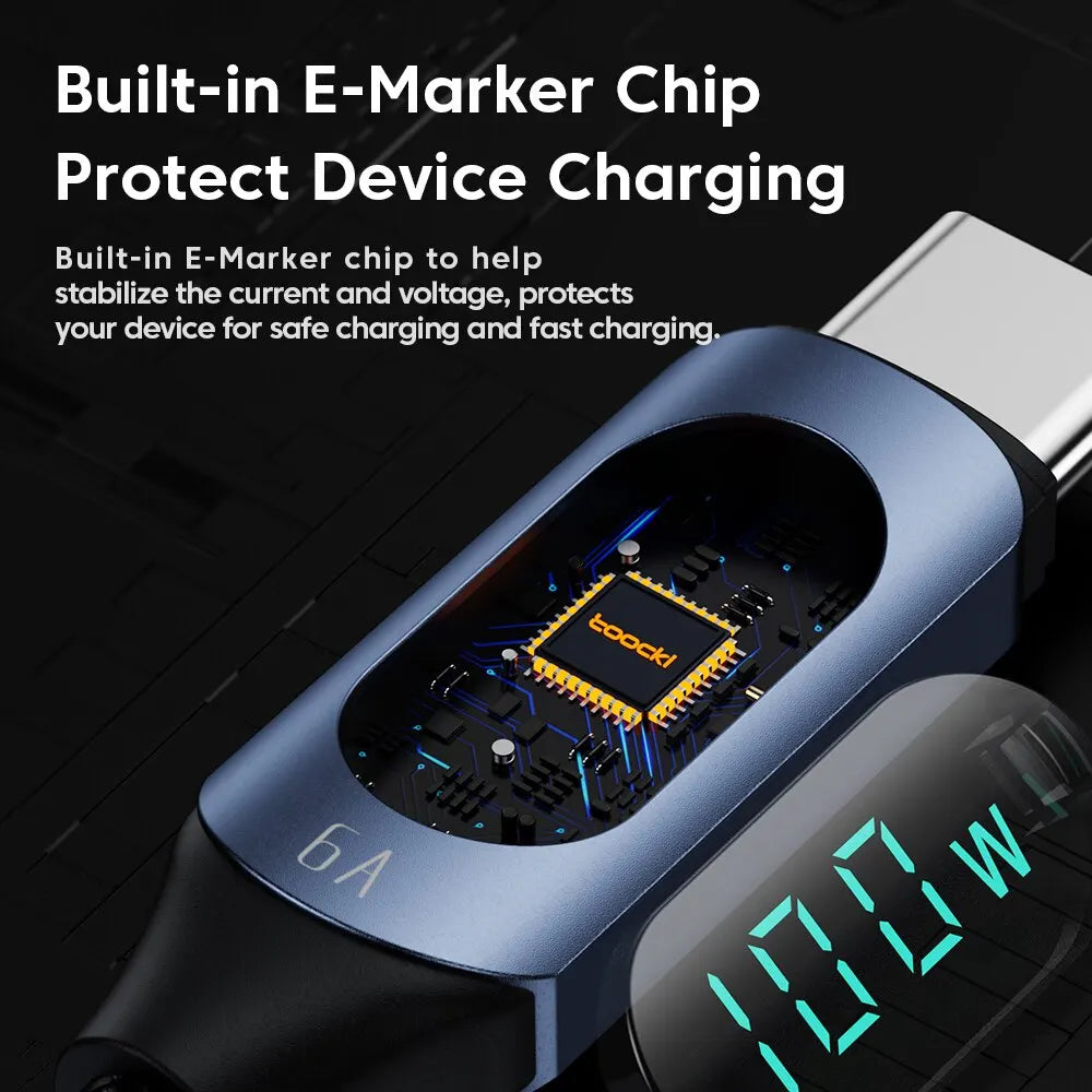 USB-C to USB-C Cable 100W - Fast Charging & Data Transfer