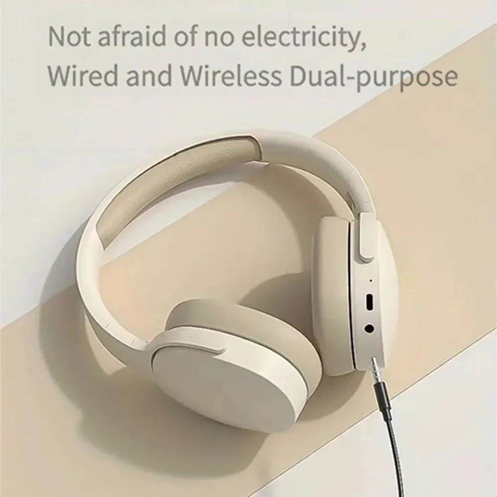 Bluetooth 5.3 Gaming Headphones - Foldable Wireless with Noise Reduction