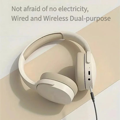 Bluetooth 5.3 Gaming Headphones - Foldable Wireless with Noise Reduction
