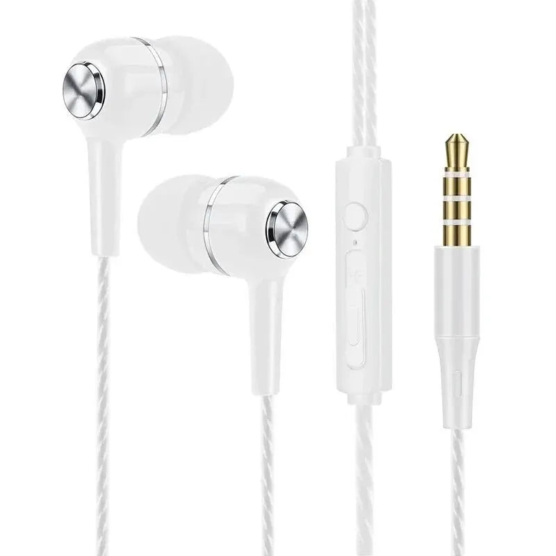3.5mm Gaming Earphones - Heavy Bass In-Ear Headset with Mic