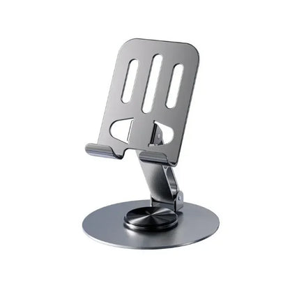 Universal 360° Rotating Phone Holder - Aluminum Folding Stand with Anti-Slip