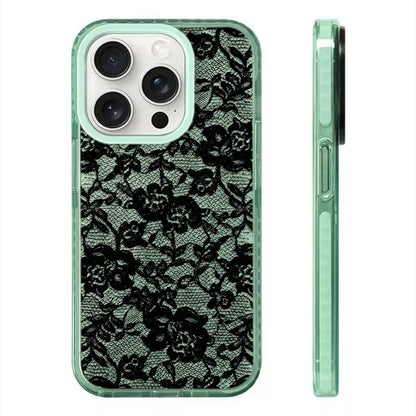 Rose Lace Phone Case - Elegant Floral Design