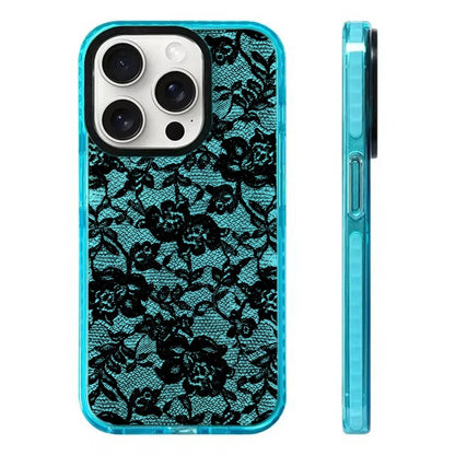 Rose Lace Phone Case - Elegant Floral Design