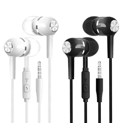 3.5mm Gaming Earphones - Heavy Bass In-Ear Headset with Mic