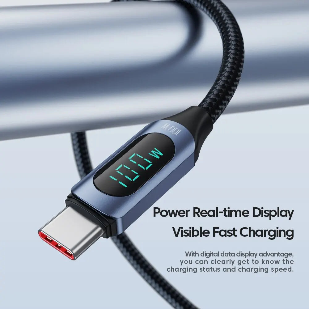 USB-C to USB-C Cable 100W - Fast Charging & Data Transfer