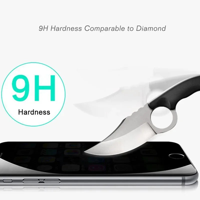 Anti-Spy Privacy Screen Protector for iPhone - Tempered Glass (1-2 Pack)