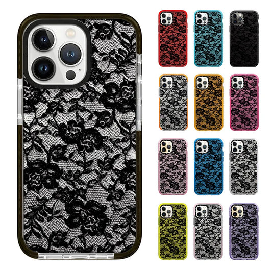 Rose Lace Phone Case - Elegant Floral Design