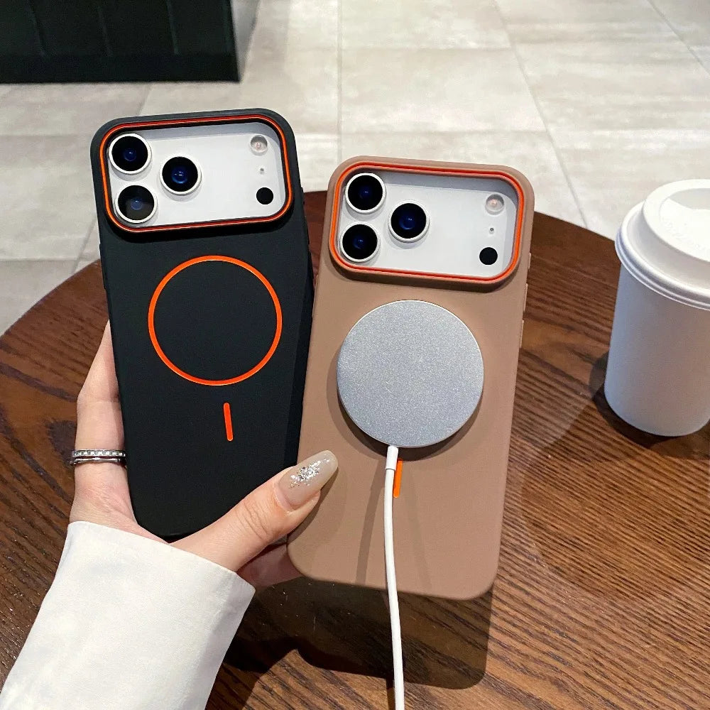 Luxury Magnetic Matte Phone Case - MagSafe Compatible