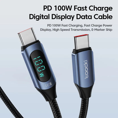 USB-C to USB-C Cable 100W - Fast Charging & Data Transfer